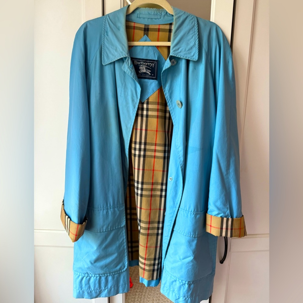 Burberry swing raincoat!